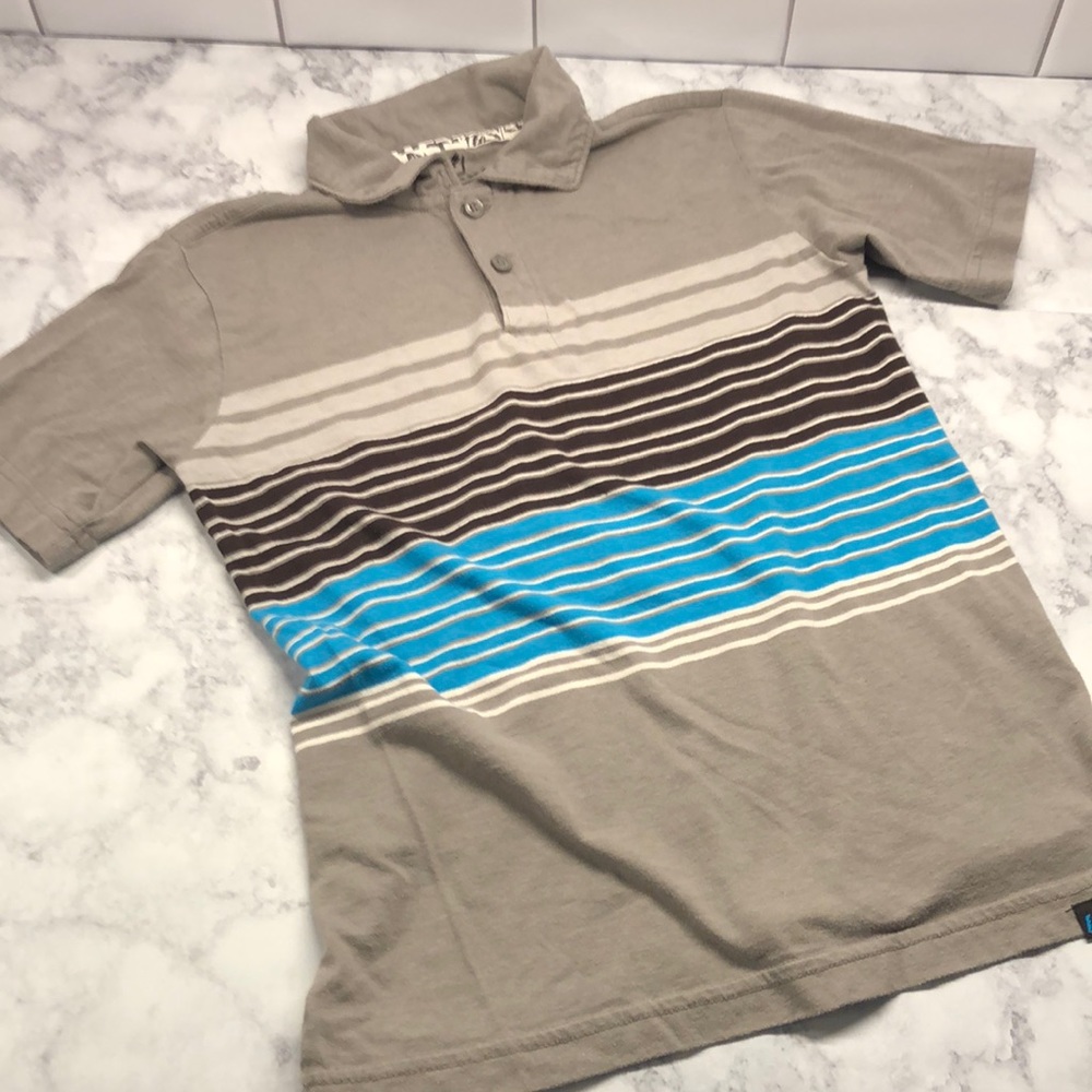 Amplify Boys Striped SS Shirt